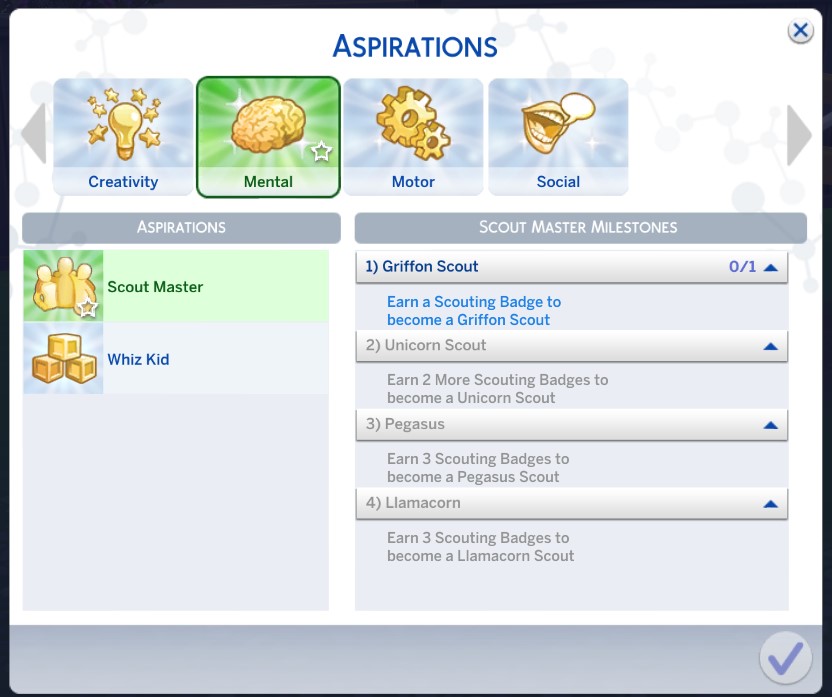 Scout-Meister Custom-Aspiration für Kinder