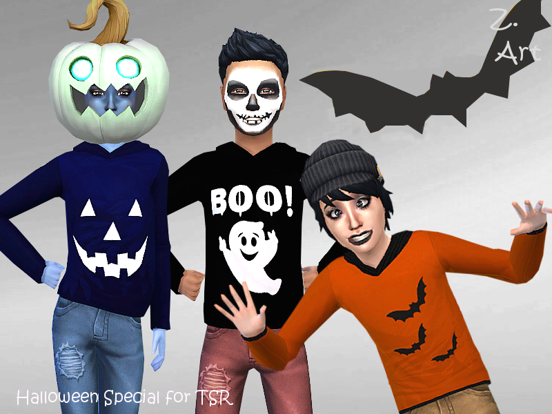 25+ Sims 4 CC Halloween Shirts für eine gruselige Stimmung