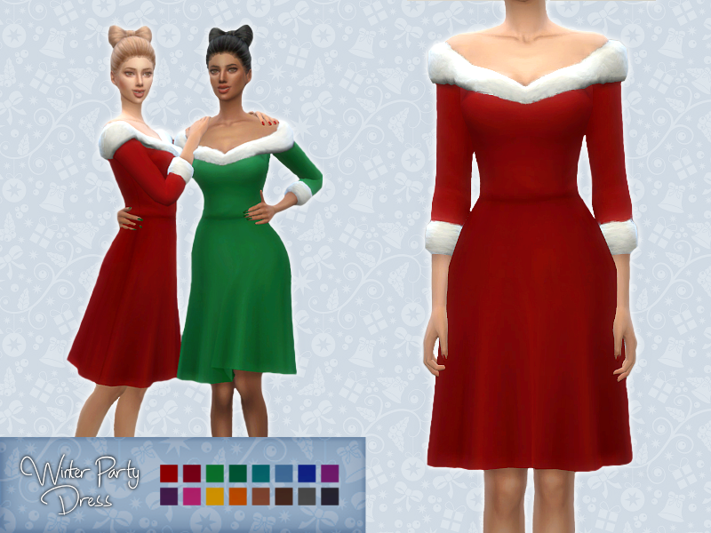 40+ Sims 4 Weihnachts-CC-Kleider für deine Feiertagsparty