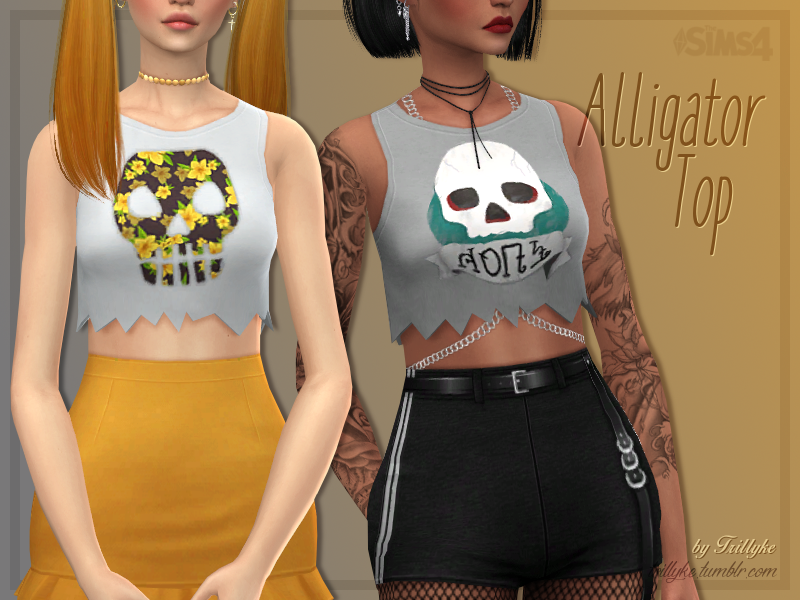 25+ Sims 4 CC Halloween Shirts für eine gruselige Stimmung