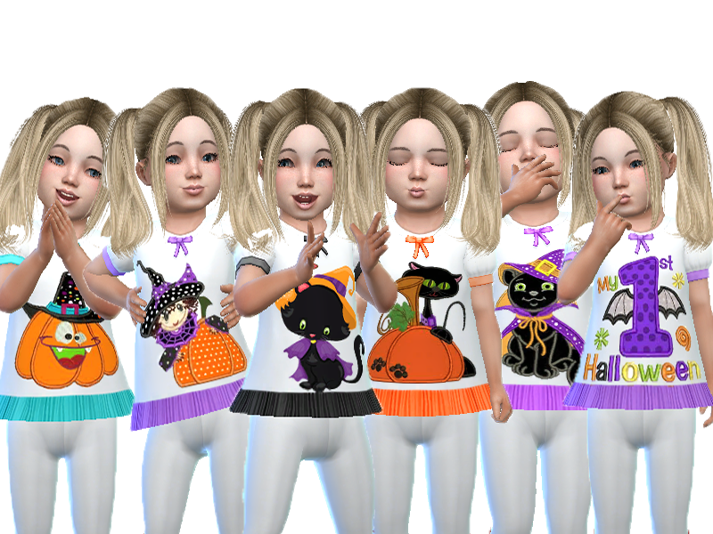 25+ Sims 4 CC Halloween Shirts für eine gruselige Stimmung