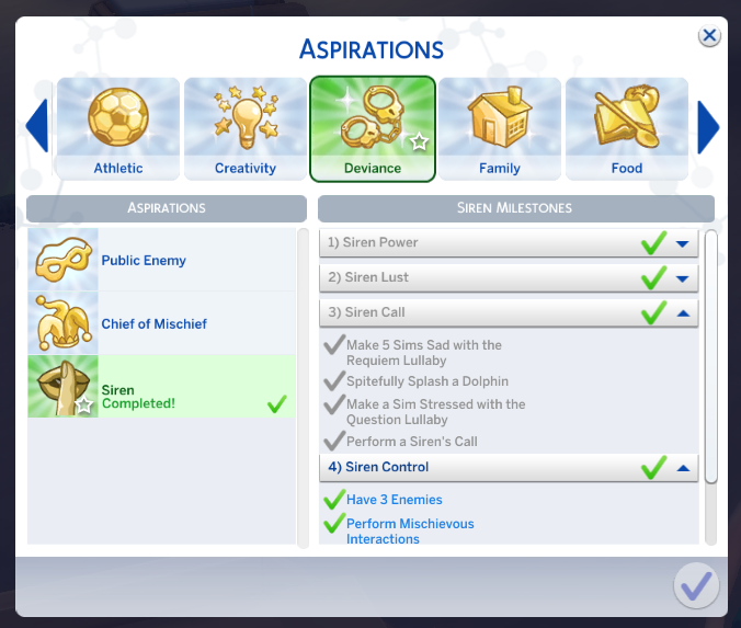 sims 4 custom aspirations