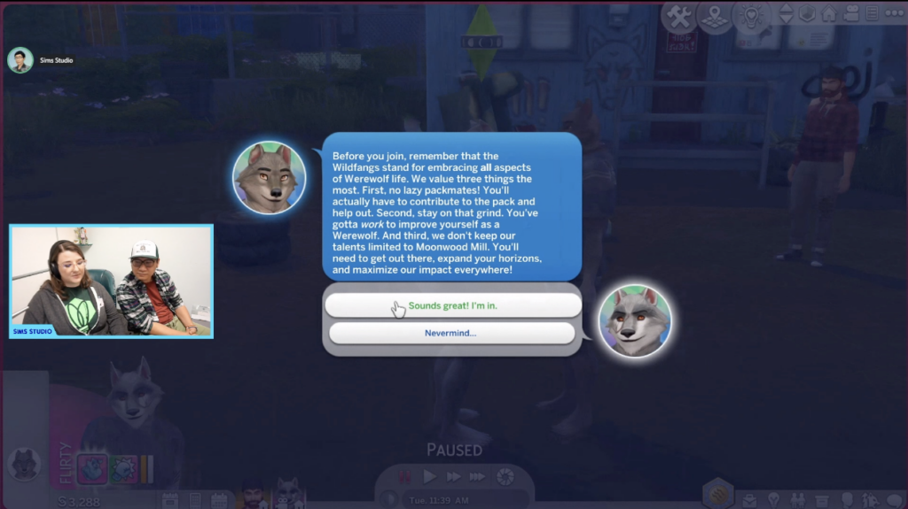 Die Sims 4 Werwolf Livestream Übersicht Die Sims 4 Werwolf Livestream Übersicht