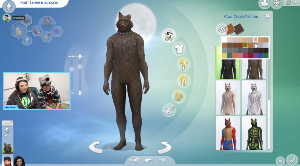 Die Sims 4 Werwolf Livestream Übersicht Die Sims 4 Werwolf Livestream Übersicht