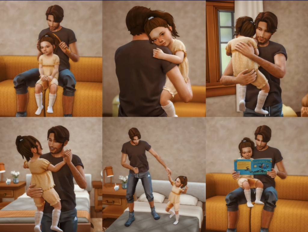 Sims 4 Kleinkind-Posen
