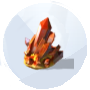 Ein Bild des Feueropal-Kristalls aus Die Sims 4