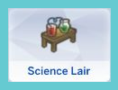 Bild des Science-Lair-Nachbarschaftsmerkmals aus dem Sims 4-Basisspiel