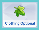 Das Bild aus dem Sims 4 Basisspiel des Grundstücksmerkmals Kleideroptional