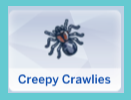 Das Bild vom Sims 4 Dschungel-Abenteuer des Merkmals 'Unheimliche Krabbeltiere'