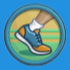 das Abzeichen-Symbol für Fit bleiben beim Pfadfinden in Die Sims 4 Jahreszeiten