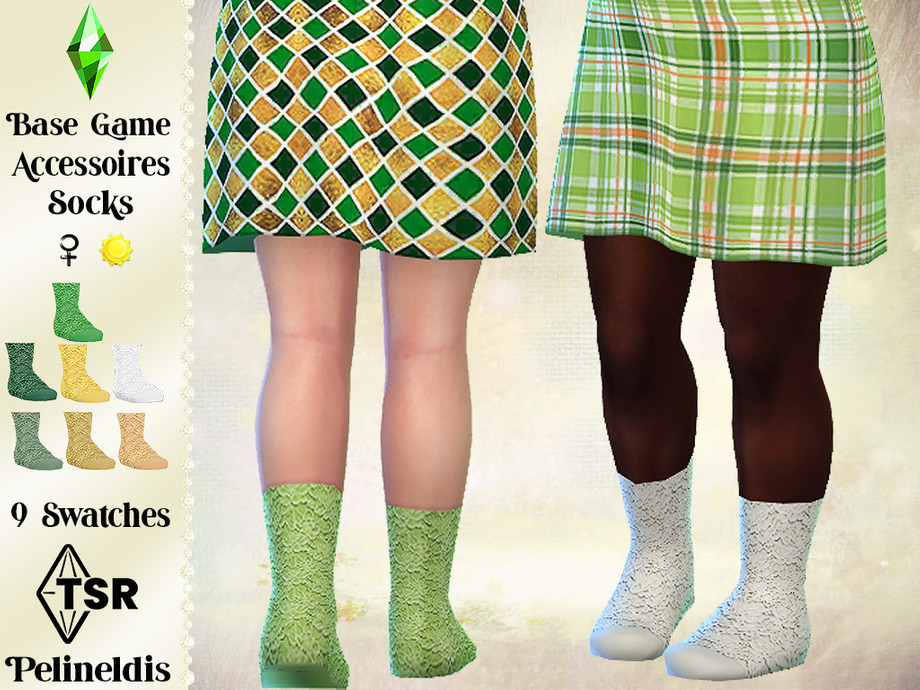 Sims 4 Kleinkind Socken CC