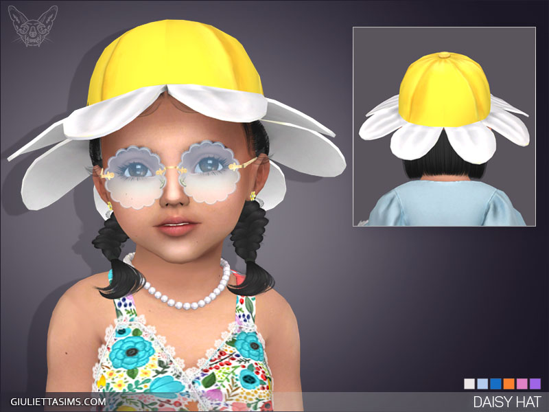 sims 4 Kleinkind Gänseblümchenhut