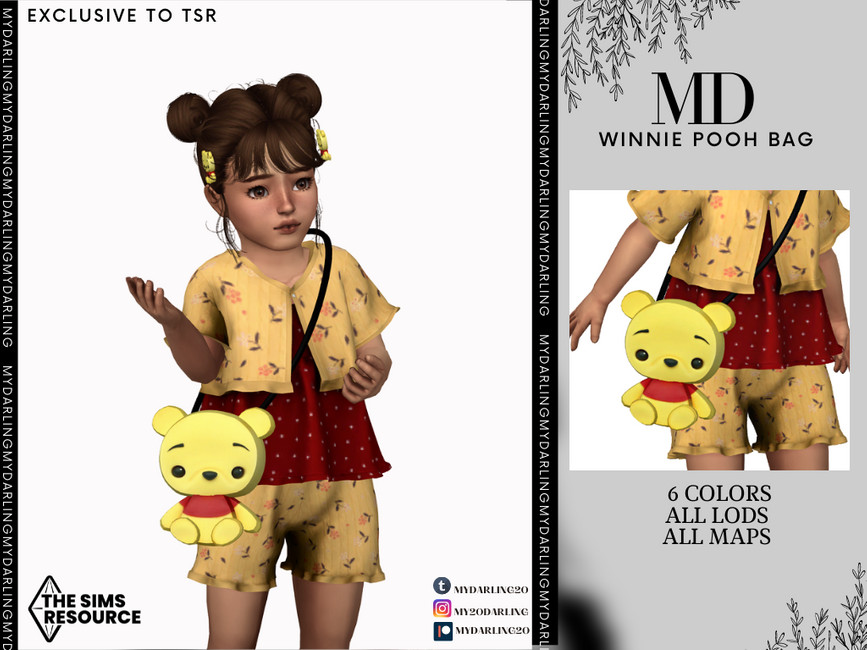 sims 4 winnie the pooh tasche