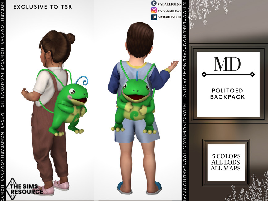 Sims 4 Rucksack 