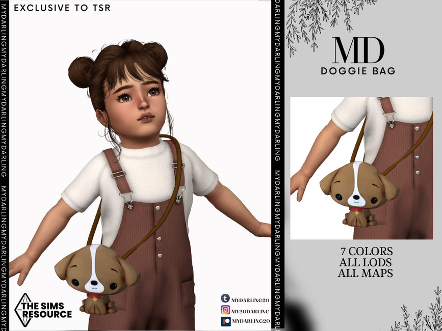 sims 4 toddler doggie backpack