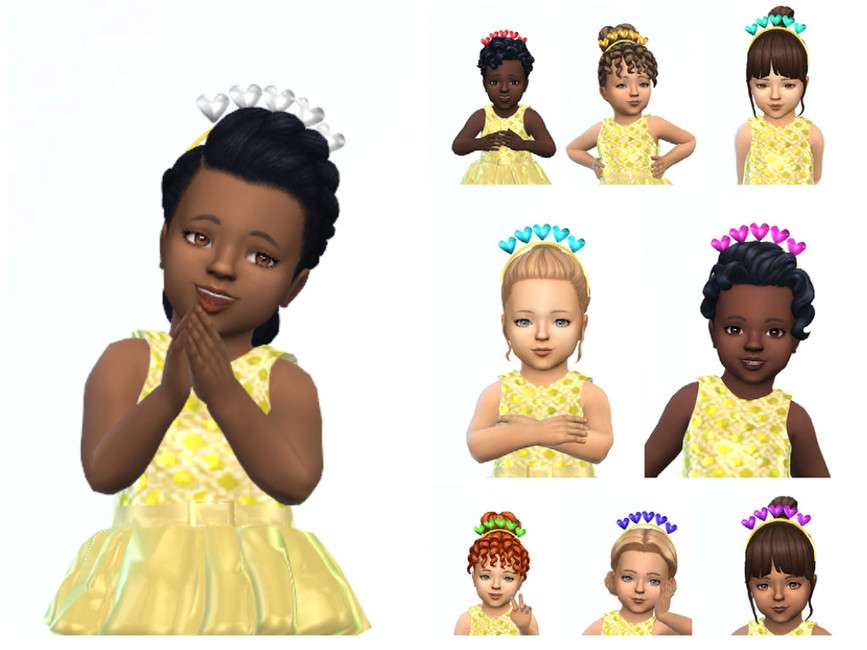 sims 4 Kleinkind-Tiara CC 