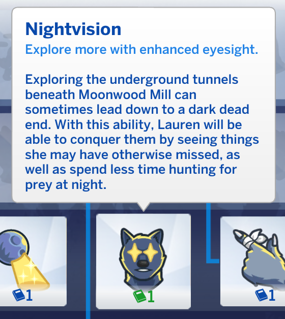 Nachtsicht Sims 4 Werwolf Fähigkeiten