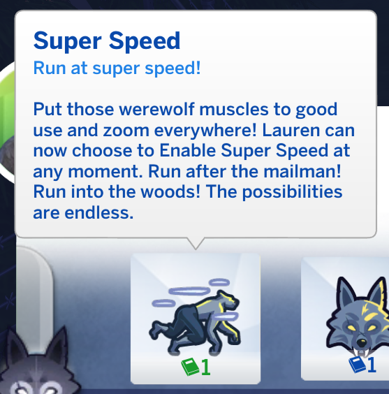 Sims 4 Werwolf-Fähigkeiten