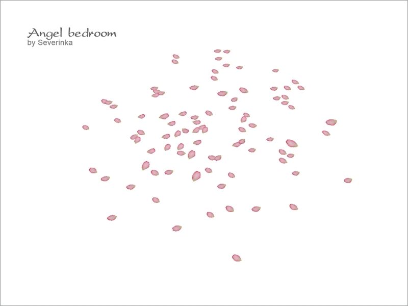 Ein Haufen Rosenblüten, die du als Sims 4 Hochzeits-CC-Dekoration auf dem Boden verwenden kannst