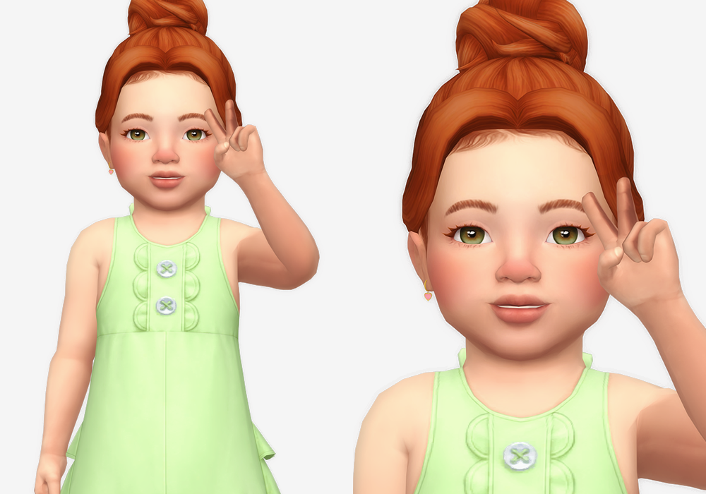 SIMS 4 TODDLER HAIR CC