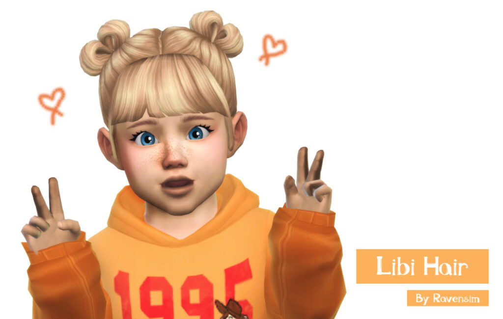SIMS 4 KLEINKIND HAAR CC