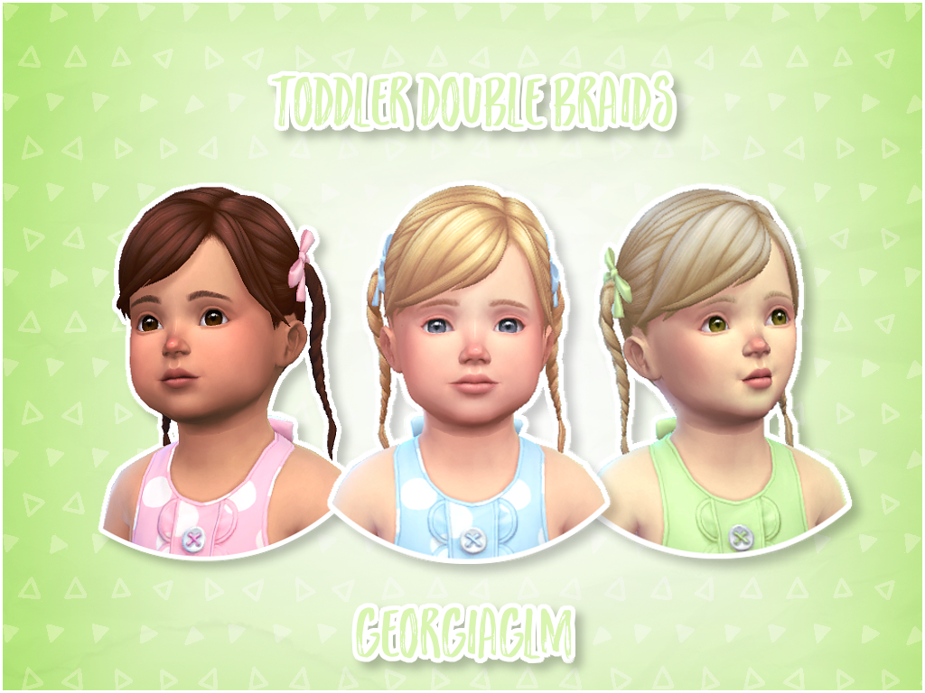 SIMS 4 KLEINKINDHAAR MIT SCHLEIFEN