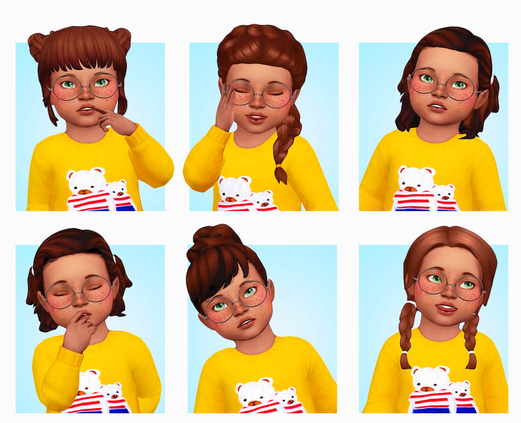 TODDLER CC HAAR-DUMP