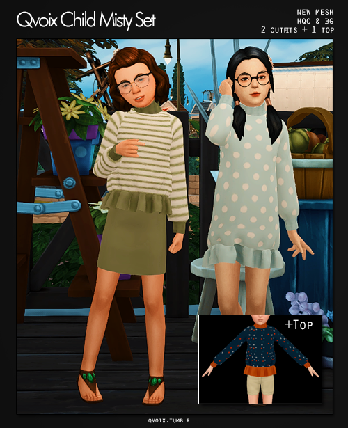 Sims 4 CC Kinderoutfits