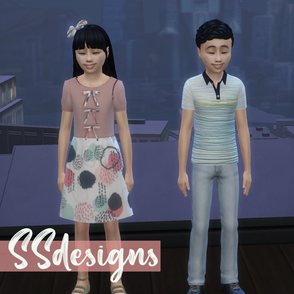 sims 4 cc Kinderoutfits