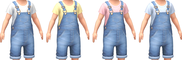 SIMS-KLEINKINDER-LATZHOSEN