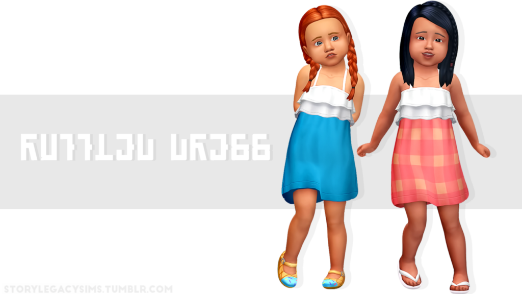 SIMS 4 KLEINKINDERKLEID CC 
