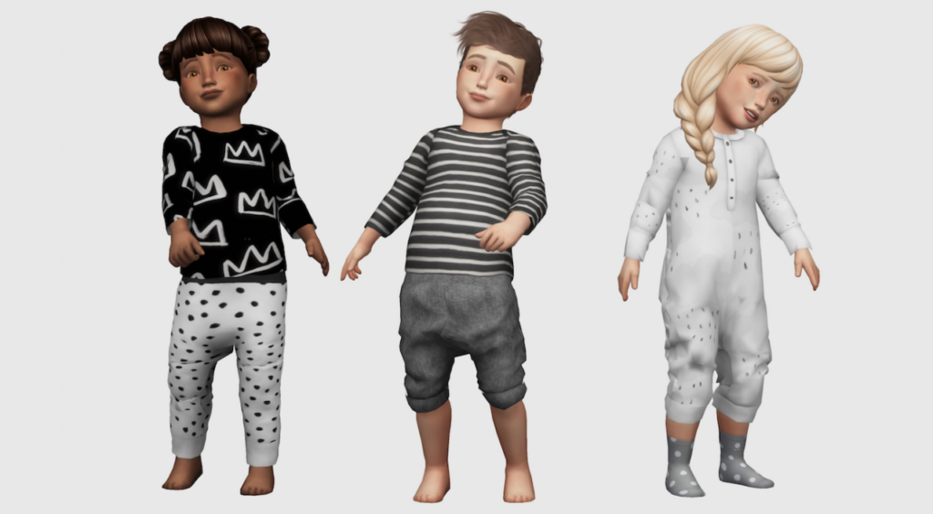 sims 4 Kleinkind-Pyjamas
