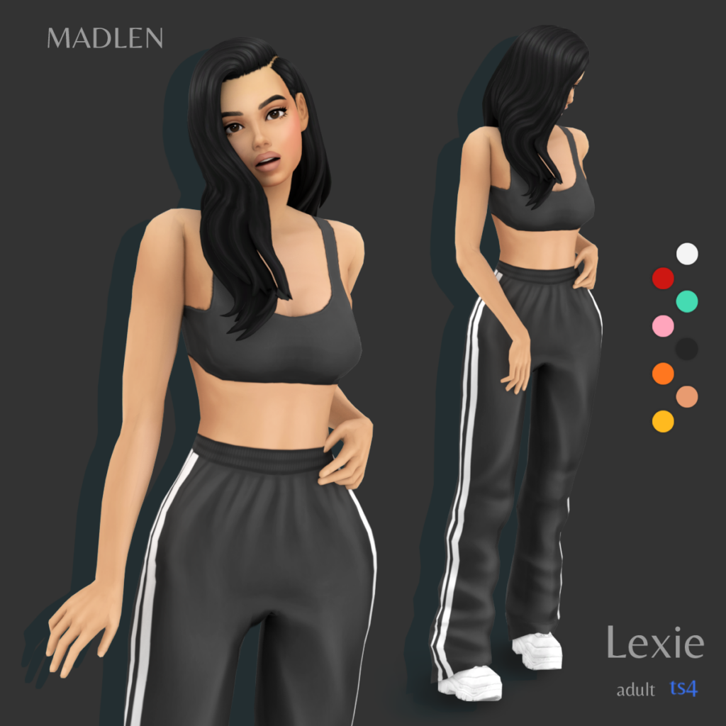 Eine von Kim Kardashian inspirierte Sims 4 CC-Kleidungsoption