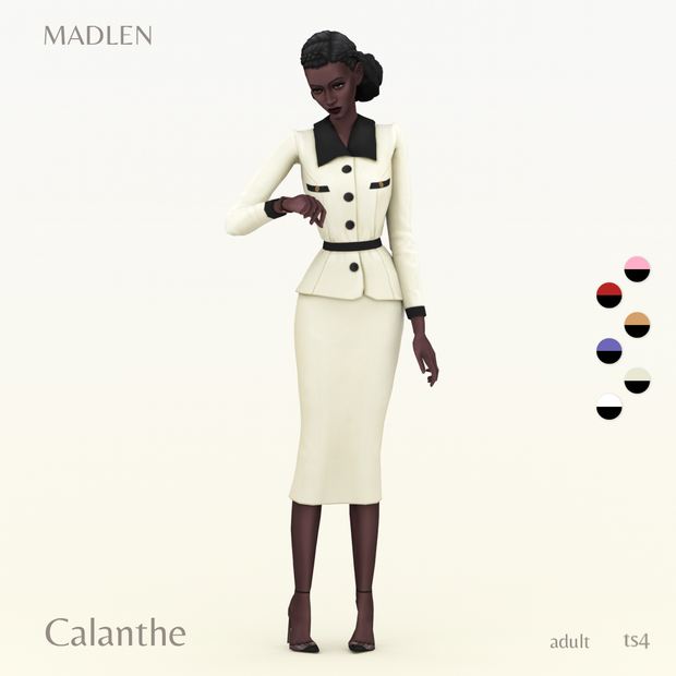 Ein wunderschönes Outfit für einen Sim, der ein professionelles Sims 4 CC-Outfit ist