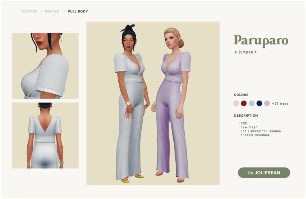 ein Jumpsuit für Sims