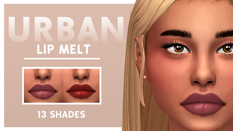 Ein Charakter aus Die Sims 4 mit dunklen Augenbrauen und blonden Haaren. Sie sind bereit für ihre Hochzeit, mit ihrem Make-up fertig und einem wunderschönen Lippenstift auf.