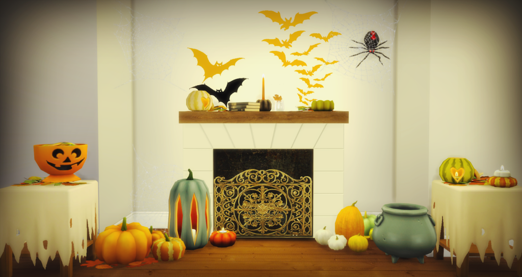Sims 4 CC Halloween-Dekorationen