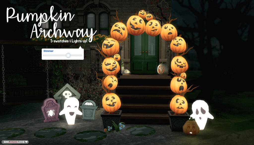 sims 4 cc halloween decorations