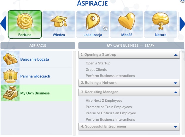 meine eigene geschäftsambition sims 4