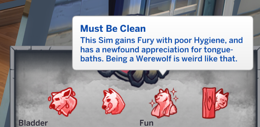 must be clean sims 4 werewolf temperaments