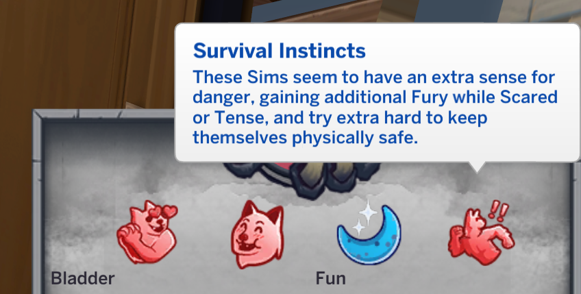 sims 4 werewolf temperaments