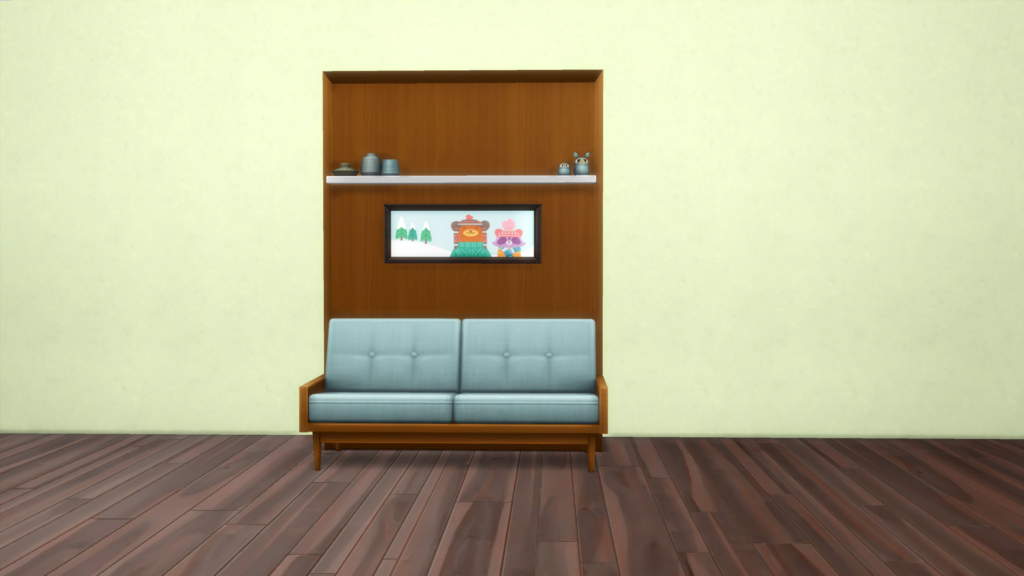 Murphy Bett mit verbundenem Sofa