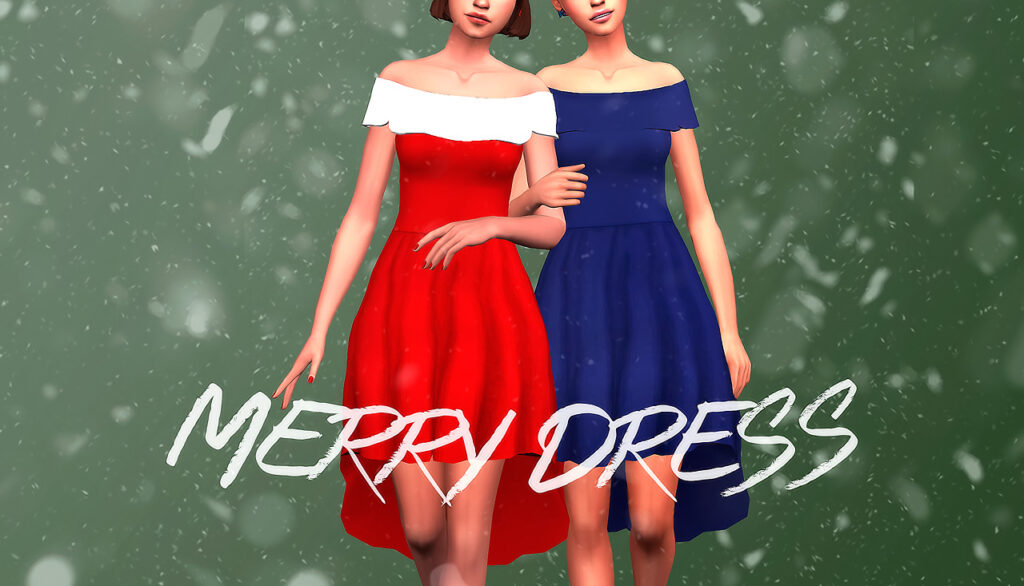 40+ Sims 4 Weihnachts-CC-Kleider für deine Feiertagsparty