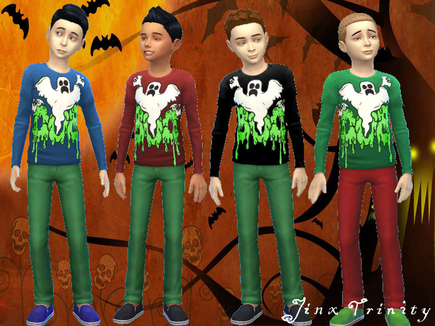25+ Sims 4 CC Halloween Shirts für eine gruselige Stimmung