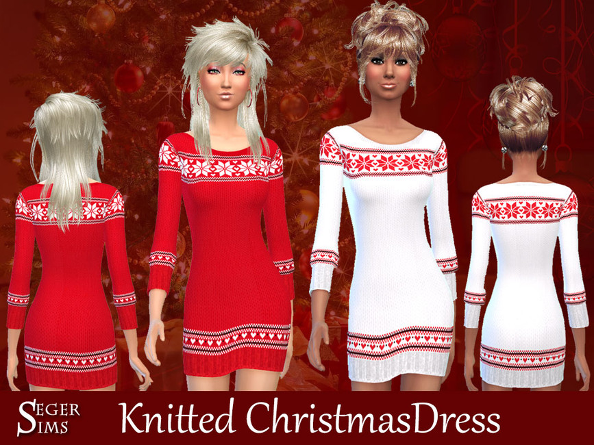 40+ Sims 4 Weihnachts-CC-Kleider für deine Feiertagsparty