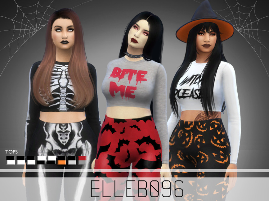 25+ Sims 4 CC Halloween Shirts für eine gruselige Stimmung