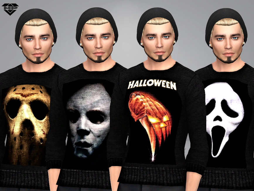 25+ Sims 4 CC Halloween Shirts für eine gruselige Stimmung