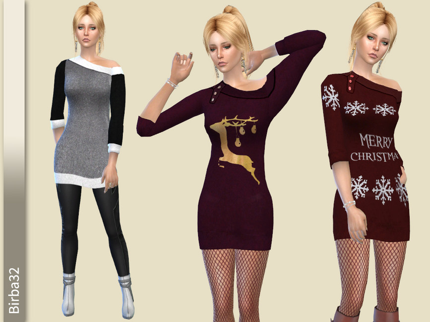 40+ Sims 4 Weihnachts-CC-Kleider für deine Feiertagsparty