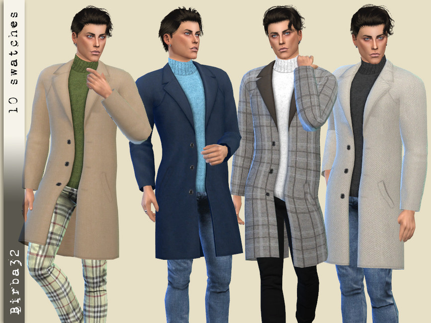 25+ Sims 4 Männer CC Jacken für ein warmes und stylisches Spiel