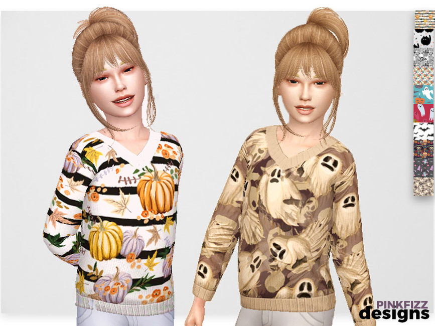 25+ Sims 4 CC Halloween Shirts für eine gruselige Stimmung